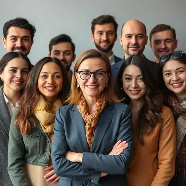 group of interim HSE managers posing together